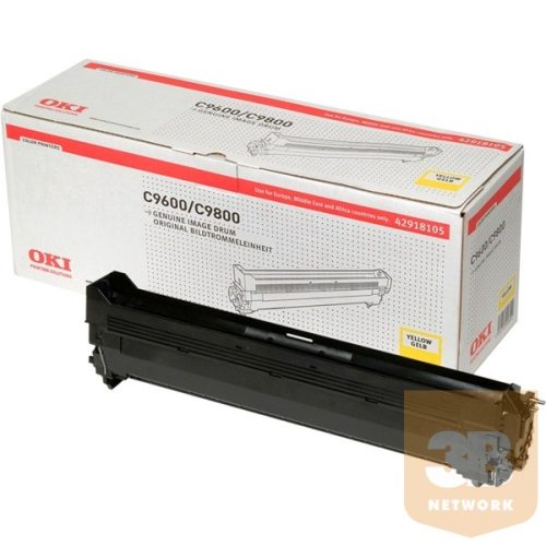 OKI Drum C9600/9800 sárga