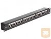 LAN Delock 43295 19" 24portos Cat6 patch panel