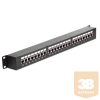 LAN Delock 43295 19" 24portos Cat6 patch panel