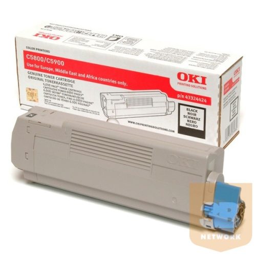 OKI Toner C58/59/5550MFP fekete 6000/oldal