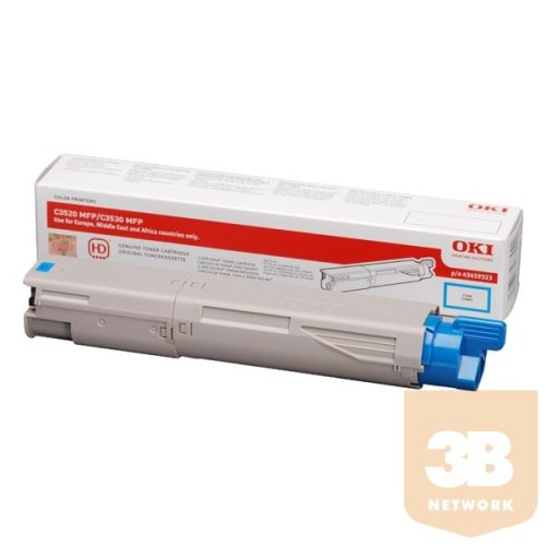 OKI Toner MC350/MC360/C3520MFP/C3530MFP KÉK 2.500 oldal