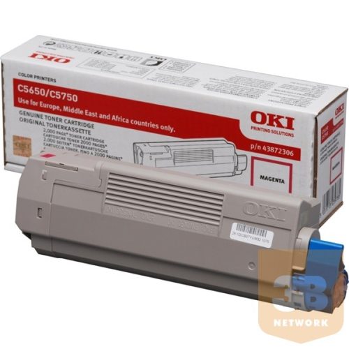 OKI Toner C5650/5750 piros 2000/old