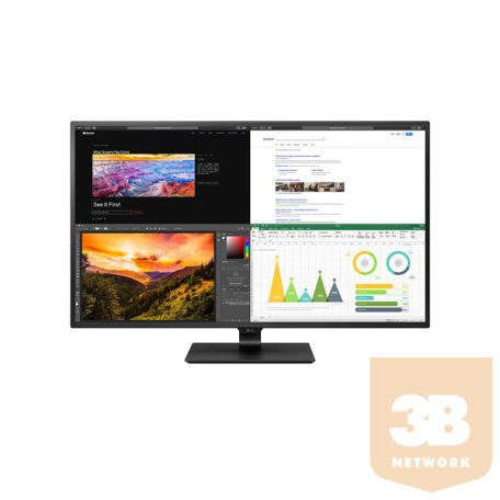 LG IPS monitor 42,5" - 43UN700, 3840x2160, 16:9, 400 cd/m2, HDMIx4,DisplayPort,USBx2,USB-C, HDR10