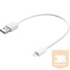 SANDBERG Töltőkábel, USB>Lightning MFI 0.2m White