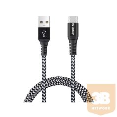 SANDBERG Töltőkábel, Survivor USB-C- USB-A Cable 1M