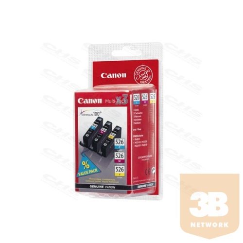 CANON Patron CLI-526MP multipack IP4850/MG5150/MG5250/MG6150/MG8150, Tri-color (C, M, Y)