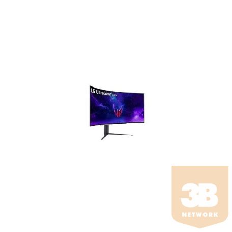 LG Monitor 45" Gamer - 45GR95QE-B (OLED; 21:9; 3440x1440; 240Hz; 0.03ms; 200cd; HDMIx2; DP; USB; G-Sync; HDR, Mag.áll)