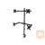 MANHATTAN Monitor Mount supports 4 LCD Monitors holds four 33- 81.3cm 13inch to 32inch Monitors up to 8kg black