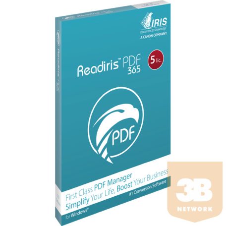 Canon IRIScan Readiris PDF Family 365 - 5lic Win - Box PDF Manager