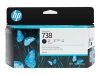 HP 738 130-ml Black DesignJet Ink Cartridge