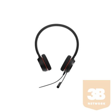 JABRA Fejhallgató - Evolve 20 MS Teams Stereo HD Vezetékes, Mikrofon