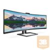 Philips ívelt monitor 48,8" - 499P9H/00, 5120x1440, 32:9, 450 cd/m2, 5ms, HDMIx2,DisplayPort,USB,USB-C,LAN, HDR