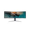 LG Monitor 49" Gamer - 49GR85DC-B (VA; Ívelt; HDR; 32:9; Dual QHD 5120x1440; 240Hz, 1ms; 450cd; HDMIx2; DP; USB; Mag.áll