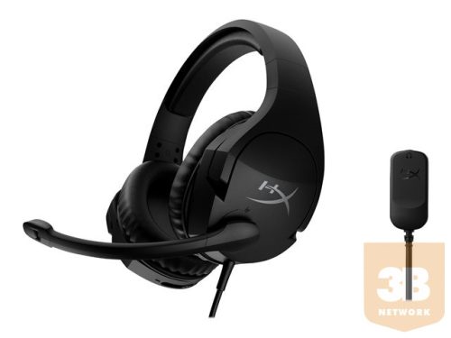 HyperX Cloud Stinger S + 7.1 fekete gamer Headset