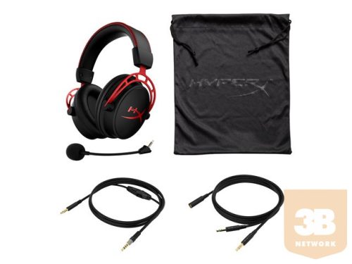 HyperX Cloud Alpha 3,5 Jack fekete-vörös gamer headset