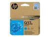 HP 937e EvoMore Cyan Original Ink Cartridge