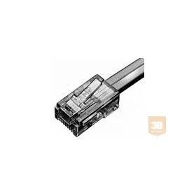   AMP RJ-45 dugasz, 8p., UTP, sodrott, 26-28AWG vezetékhez (5-554169-3)