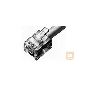   AMP RJ-45 dugasz, 8/8, árnyékolt, sodrott 24-28AWG vezetékhez (5-569532-3)