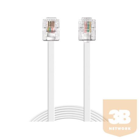 SANDBERG Telefonkábel, Telephone RJ11-RJ11 1.8 m