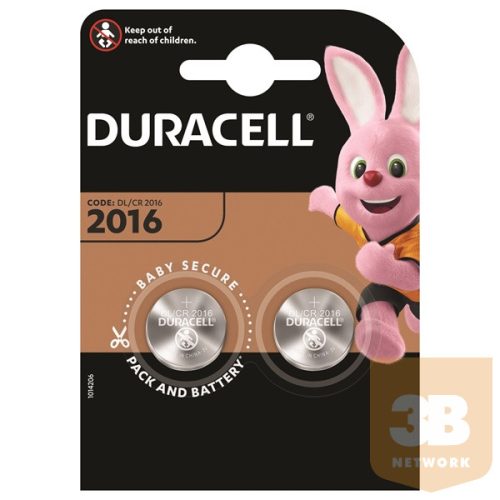 Duracell DL2016 2 db elem - DL