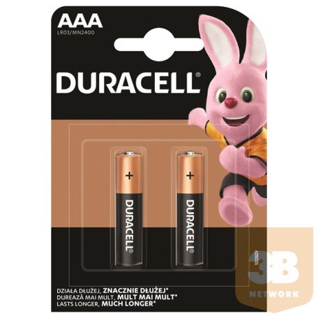 Duracell BSC 2 db AAA elem -DL