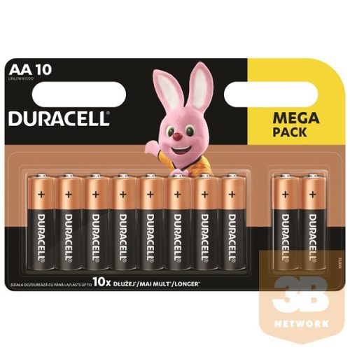 Duracell BSC 10 db AA elem