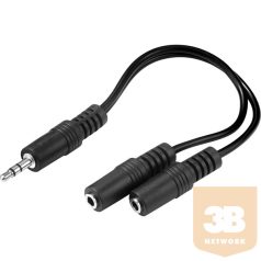 SANDBERG Audio adapter, MiniJack Splitter 1->2