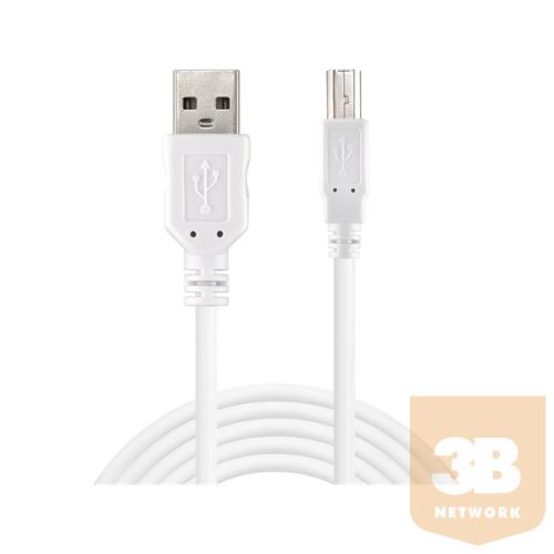 SANDBERG USB kábel, USB 2.0 A-B male 1.8 m