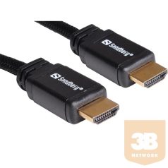 Sandberg HDMI kábel - HDMI (2m; HDMI 2.0; 4K-UHD; fekete)