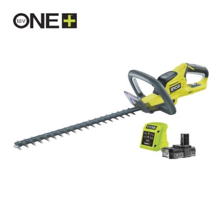 Ryobi 18V One Plus™ 45cm-es sövényvágó, 1x 2,0 Ah akkumulátor, töltő - RHT1845-20