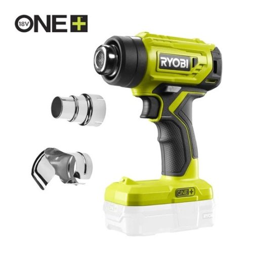 Ryobi 18V One Plus™ hőlégfúvó, tartozékkal, akkumulátor és töltő nélkül - R18HG-0