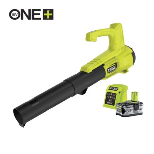 Ryobi 18V One Plus™ nagyteljesitményű lombfúvó, 1x 4,0Ah akkumulátor, töltő - RY18BLA-140