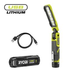   Ryobi 4V USB Lithium lámpa, 1x 2,0Ah akkumulátor, töltő - RLI4-120G