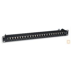   Intellinet patch panel 19'' 24 ports STP kat. 5e Black