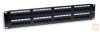 INTELLINET Patch Panel 19'' 48 portos UTP kat.5e, fekete