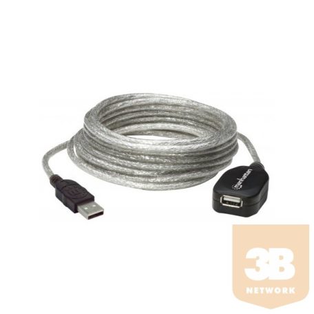 Manhattan 519779 USB 2.0 Aktív hosszabító kábel 5M-es (Bliszteres csomag)