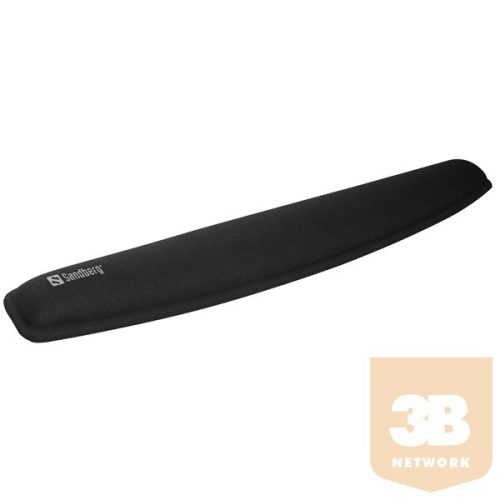 Sandberg Billentyűzet Csuklótámasz - Gel wrist rest for keyboard (zselés csuklótámasz; fekete)