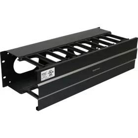 Hi-D kábel-átvezető panel, 2U, fekete (541-030) EXCEL