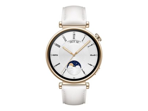 HUAWEI Watch GT 4 White Leather Strap