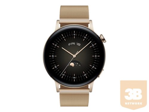 HUAWEI Watch 3 GT Gold Milanese Strap