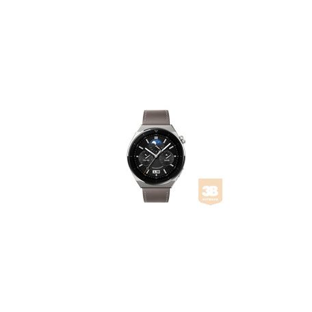 HUAWEI Watch GT 3 PRO 46mm Gray Leather Strap