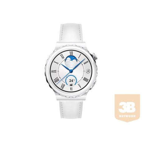HUAWEI Watch GT 3 PRO 43mm White Leather Strap