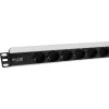 PDU 1U 19" 6xSchuko kapcsoló nélkül, 16A (555-082) Excel