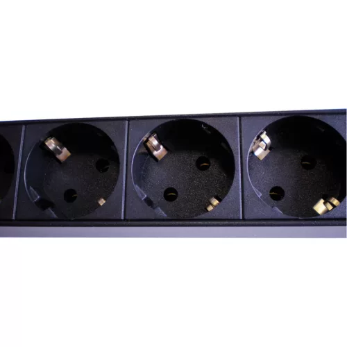 PDU 1U 19" 9xSchuko kapcsoló nélkül, 16A (555-084) Excel