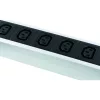 PDU 1U 19" 8xC13 kapcsolóval, 10A C14 input (555-241) Excel