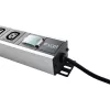 PDU 1U 19" 8xC13 kapcsolóval, 10A C14 input (555-241) Excel
