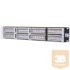 INTELLINET Patch Panel 19'' 48 portos UTP kat.6 2U, fekete