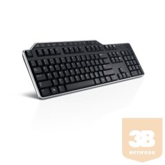   DELL Vezetékes Billentyuzet Hungarian (QWERTY) Dell KB-522 Wired Business Multimedia USB Black HUN (Kit)