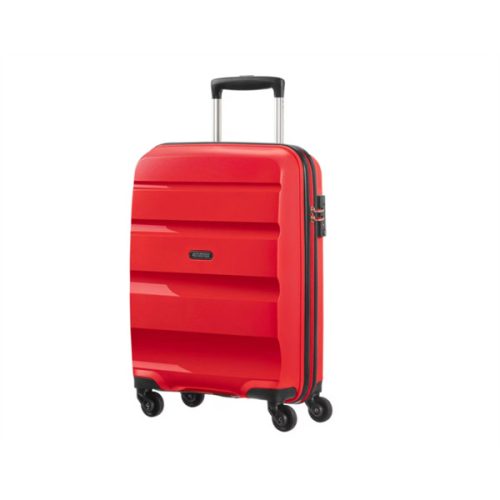 AMERICAN TOURISTER 59422-0554 Bon Air Spinner kabin méretű bőrönd 55cm, keményfedeles - magma red, piros