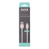 KAB AVAX CB103W PURE USB A-Type C kábel, 2.1A, fehér - 1m